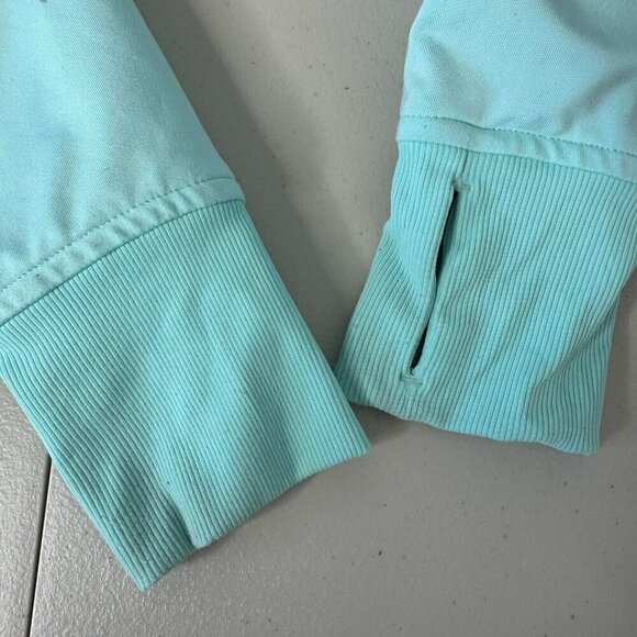 Ivivva Zip Up Jacket Size 12 Aqua Blue Athletic - Picture 8 of 9